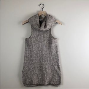 BKE Red Cowl Neck Sleeveless Sweater (XS)